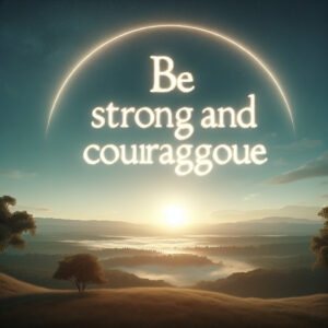 Frases de la Biblia: Manda a esforzarte y ser valiente