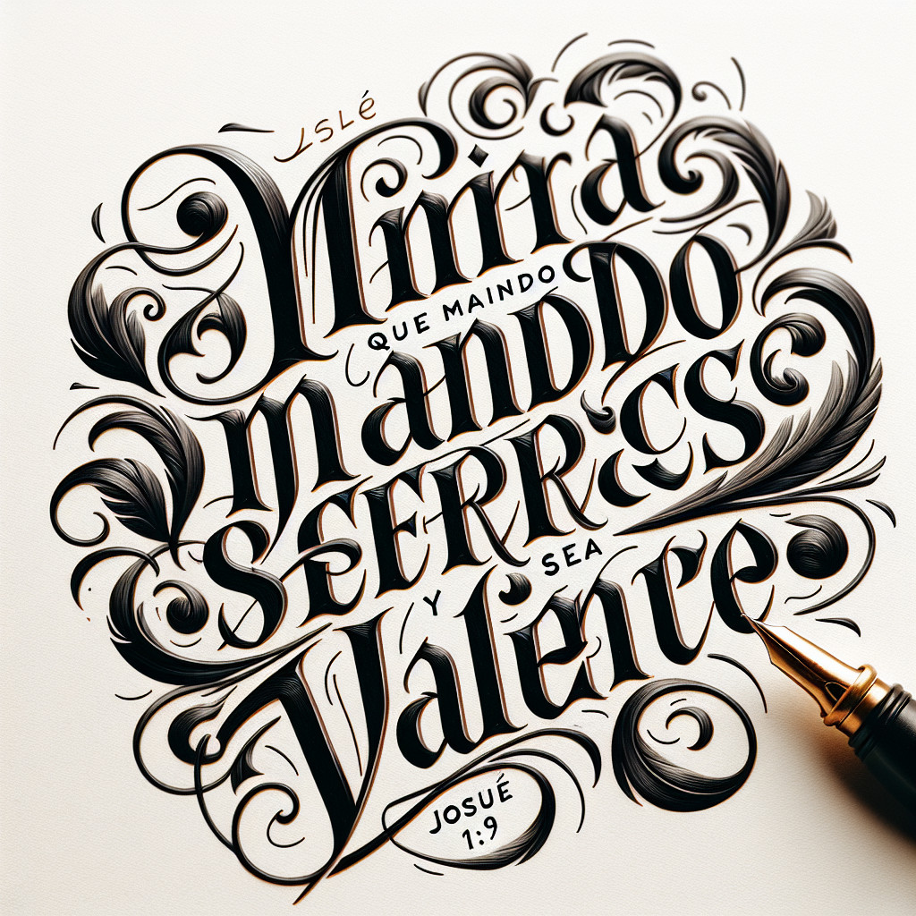 Josué 1:9 - Mira que te mando que te esfuerces y seas valiente