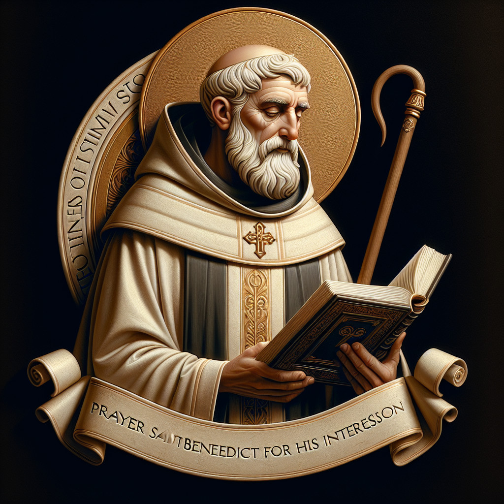 Oración a San Benito para pedir su intercesión